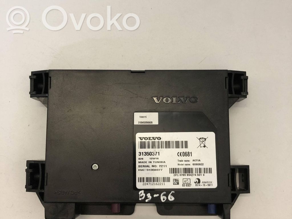 Volvo XC70 Other control units/modules 