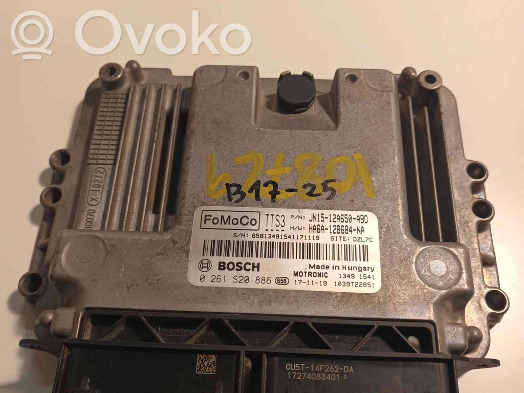 Engine control unit/module   0261S20886,JN1512A650ABD,HA6A12B684NA