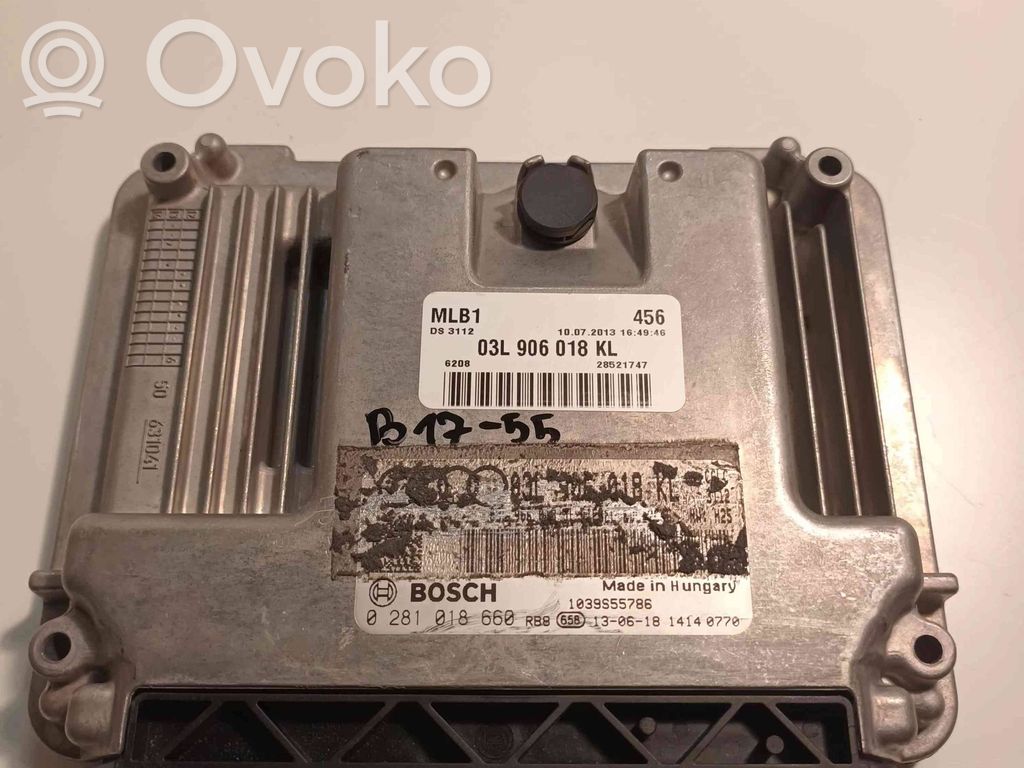 Audi A4 S4 B8 8K Engine control unit/module 