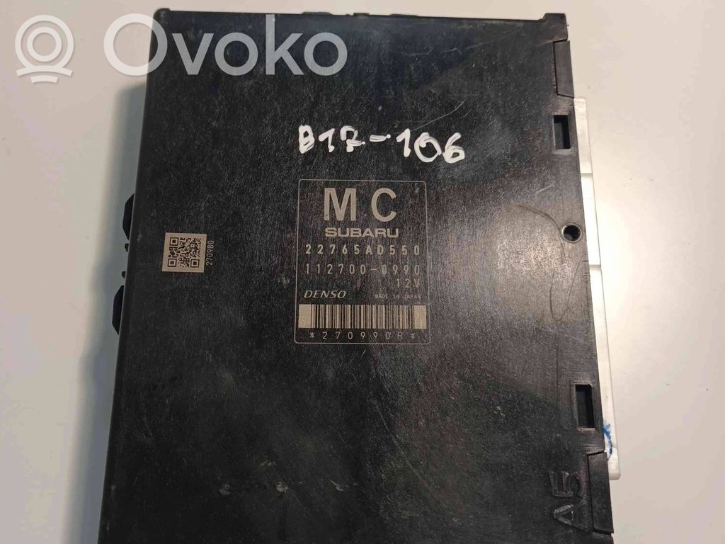 Subaru XV I Other control units/modules 