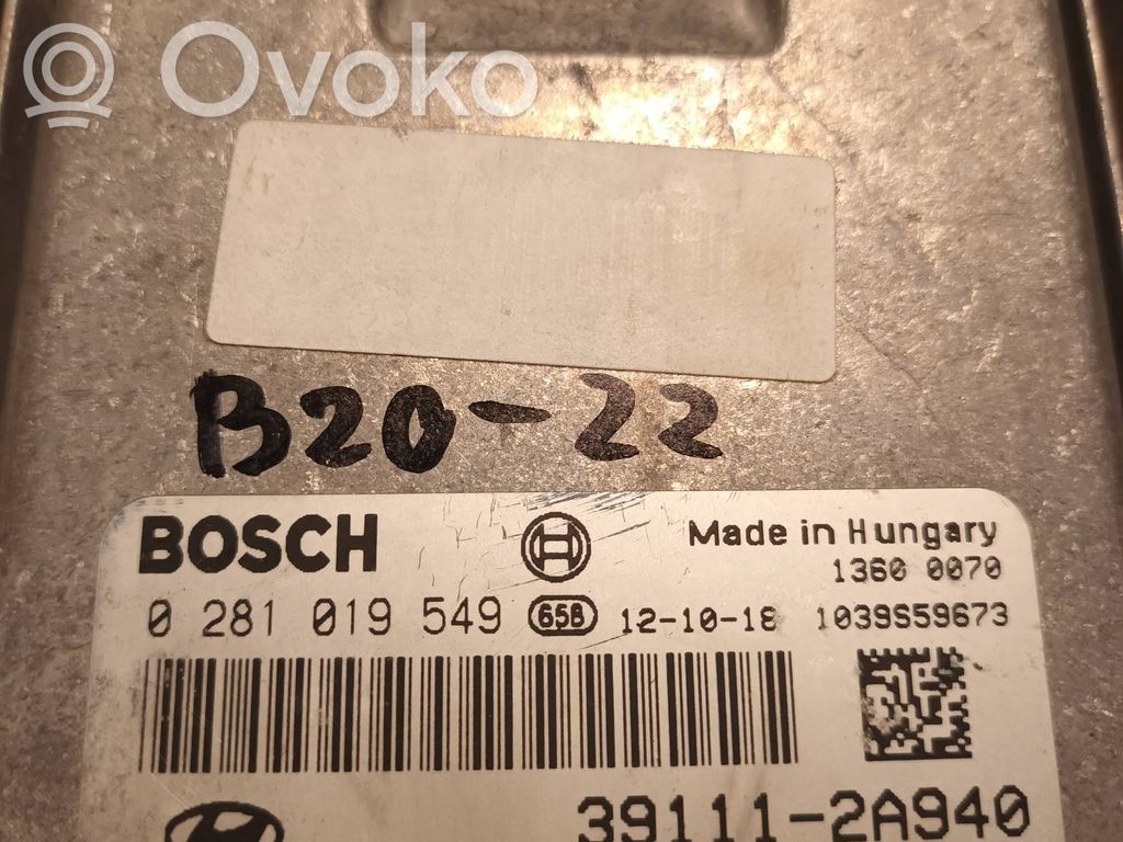 Hyundai i30 Engine control unit/module 