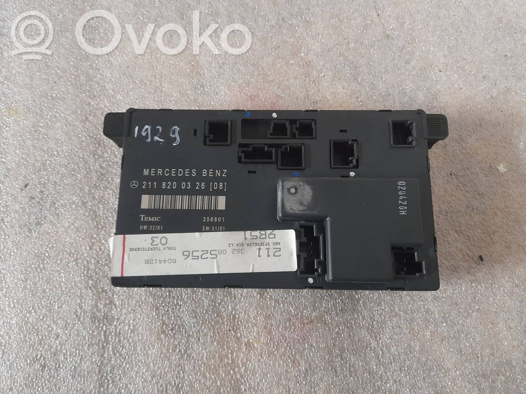 Mercedes-Benz E W211 Door control unit/module 