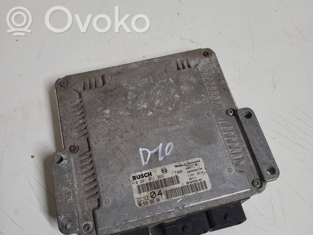Engine control unit/module   0281011363,9652590280,9640938180