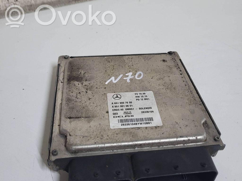 Mercedes-Benz B W246 W242 Engine control unit/module 
