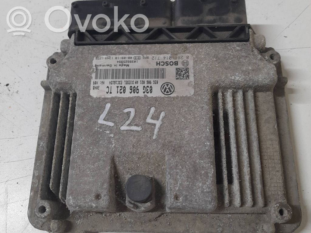 Engine control unit/module   03G906021TC,03G906021AN,0281014712