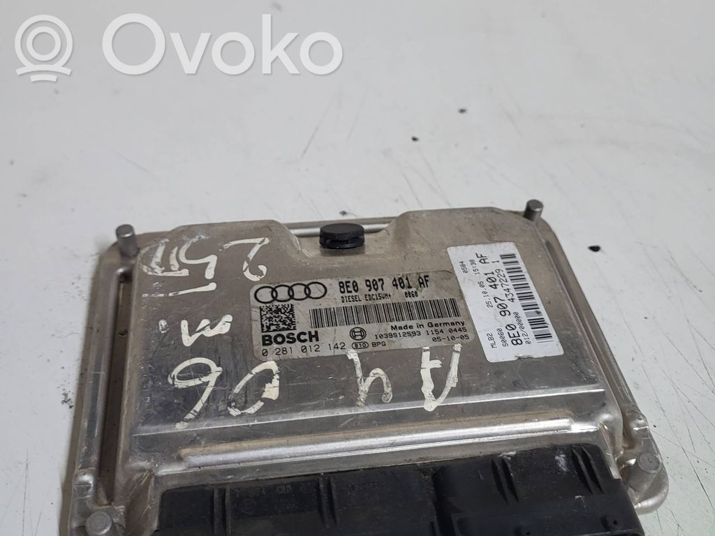 Audi A4 S4 B6 8E 8H Engine control unit/module 