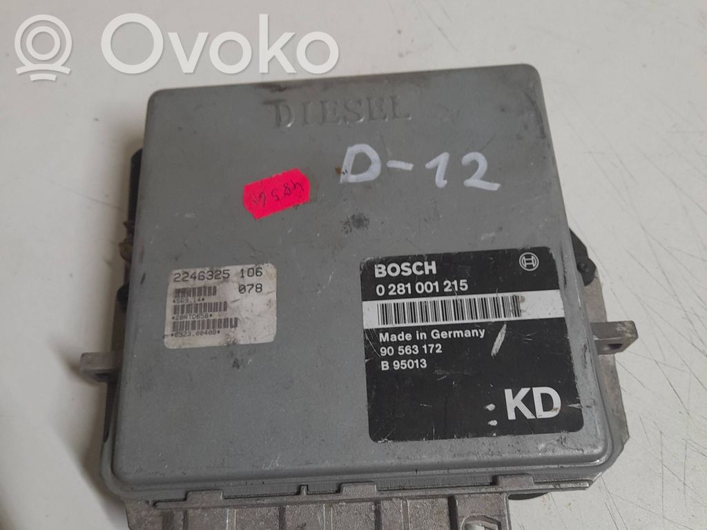 Opel Omega B1 Engine control unit/module ECU 