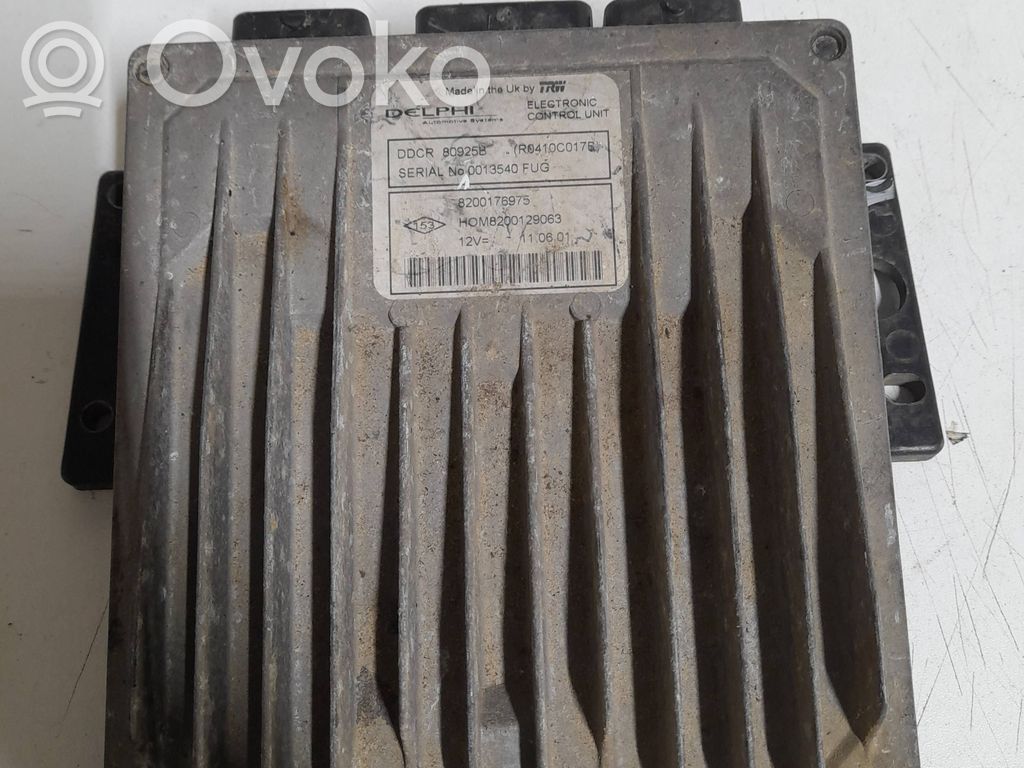 Renault Clio II Engine control unit/module 