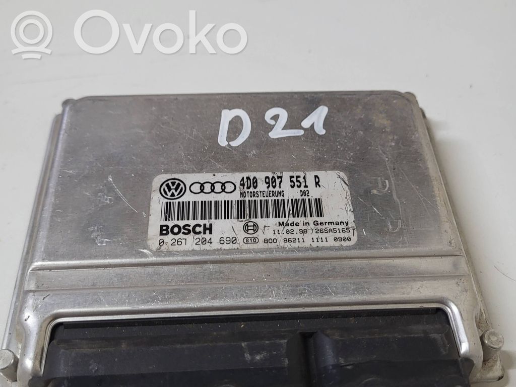 Engine control unit/module   4D0907551R,26SA5165,0261204690