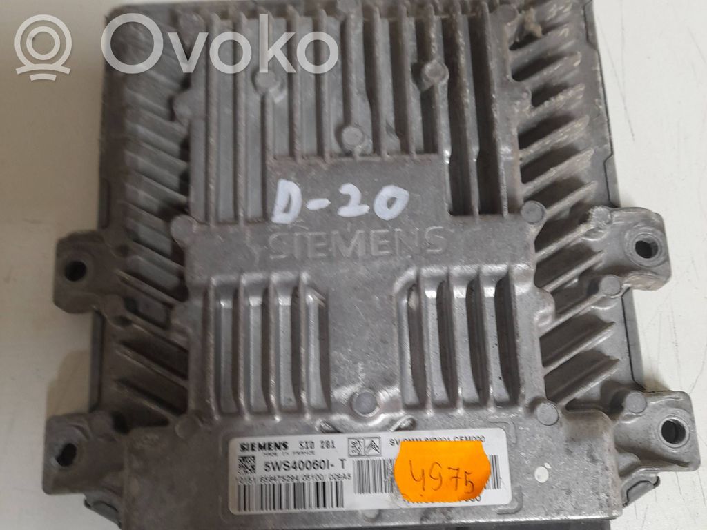 Peugeot 607 Engine control unit/module 