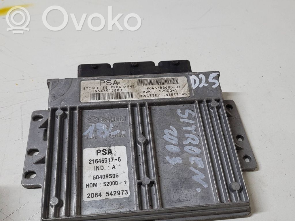 Citroen C5 Engine control unit/module 