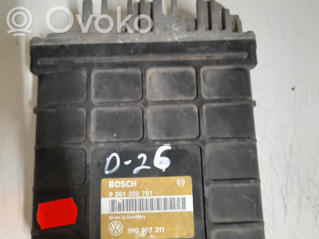 Engine control unit/module   0261200701,1H0907311