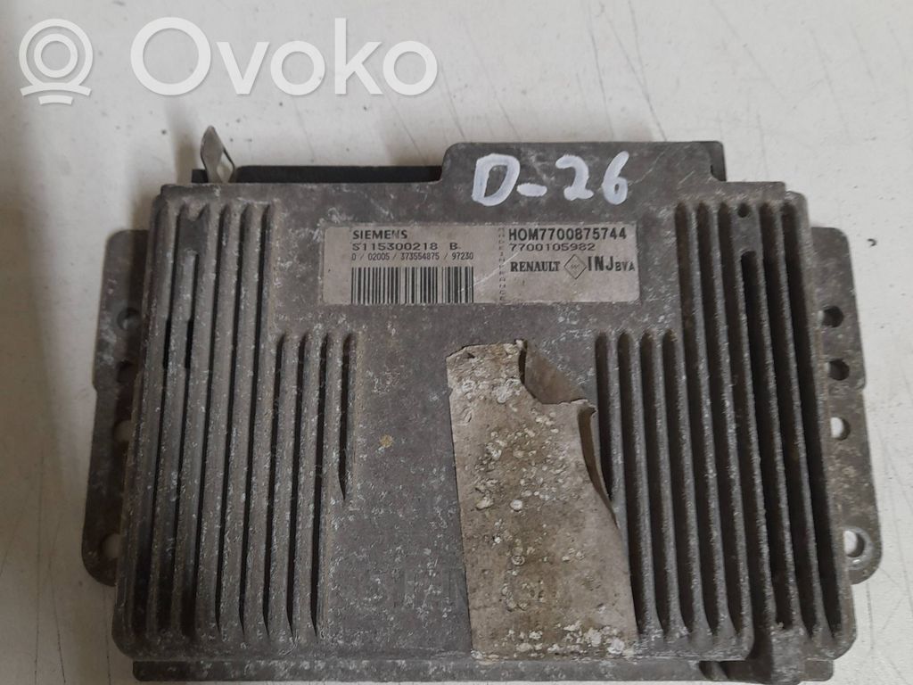 Renault Scenic I Engine control unit/module 