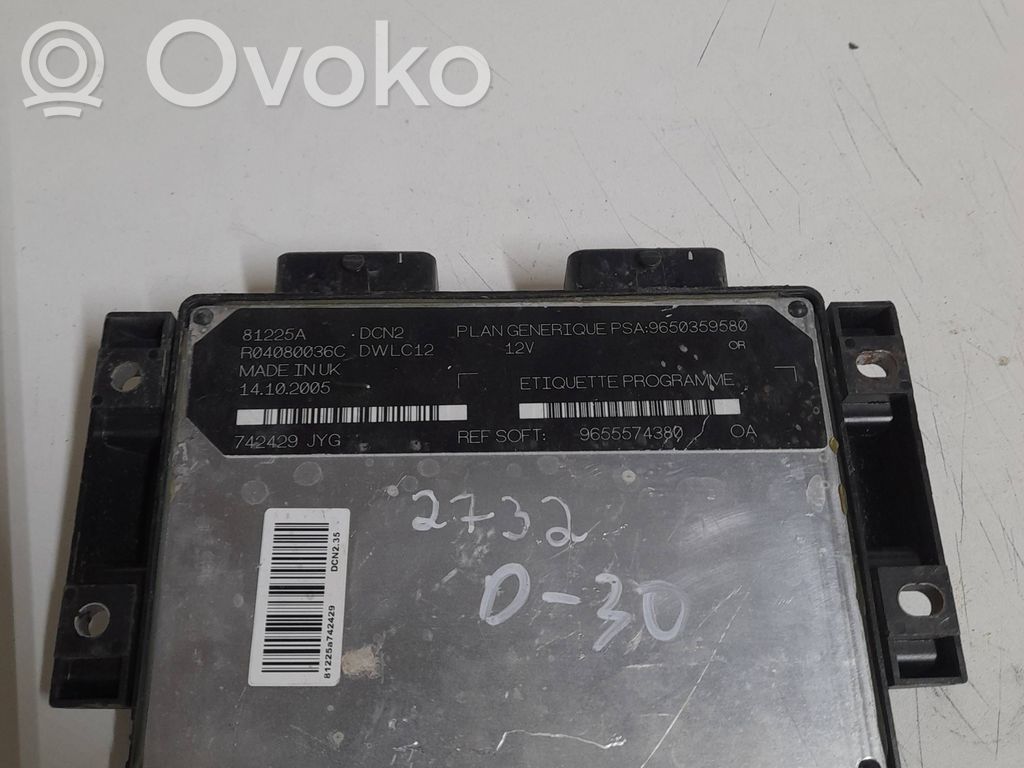 Peugeot Partner Engine control unit/module 