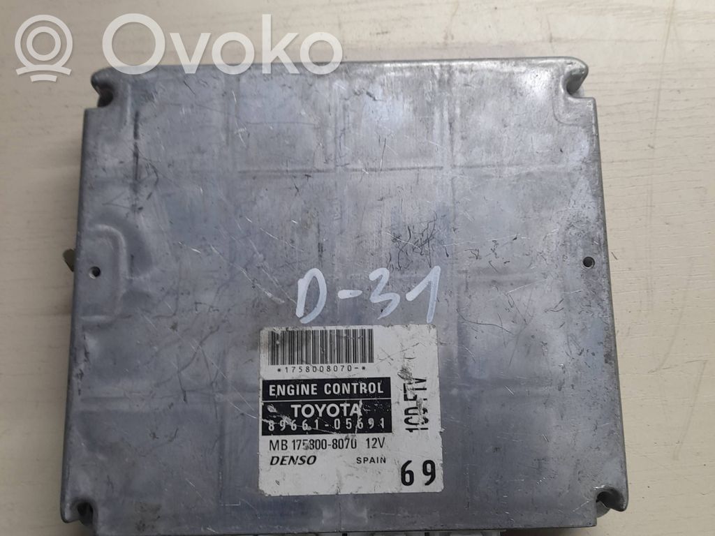 Toyota Avensis T250 Engine control unit/module 