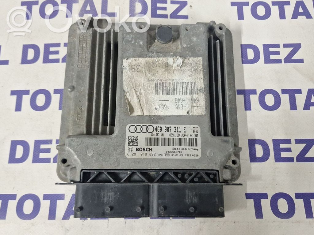 Audi A6 C7 Engine control unit/module 