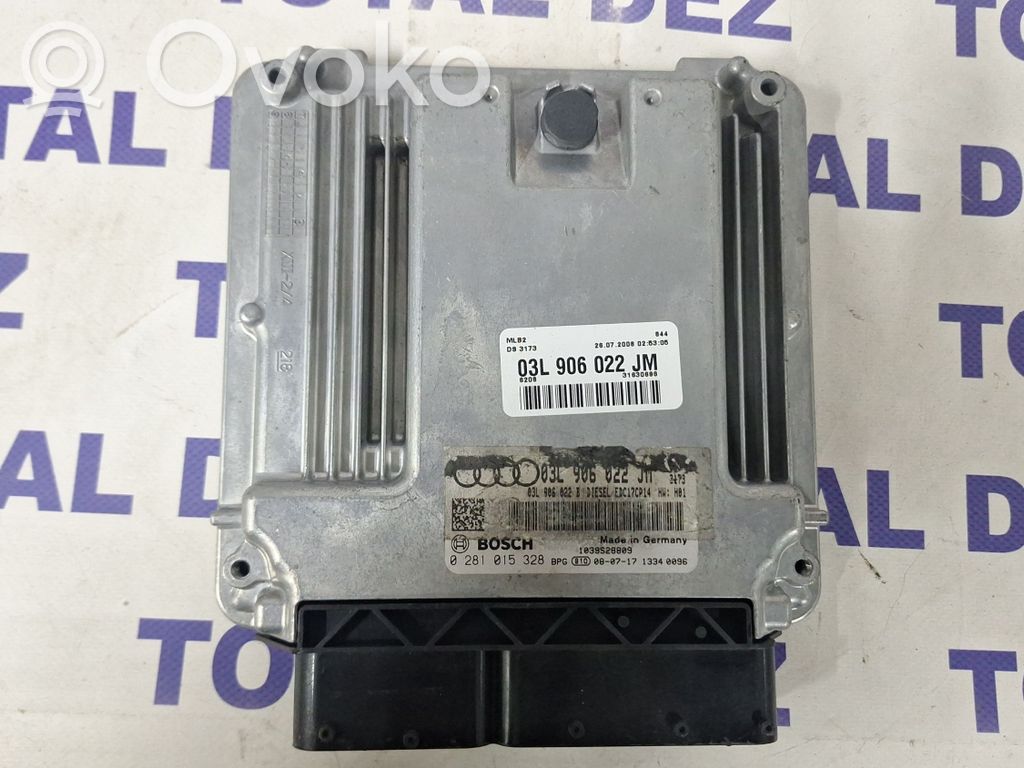 Engine control unit/module   03L906022JM,0281015328,03L906022JJ