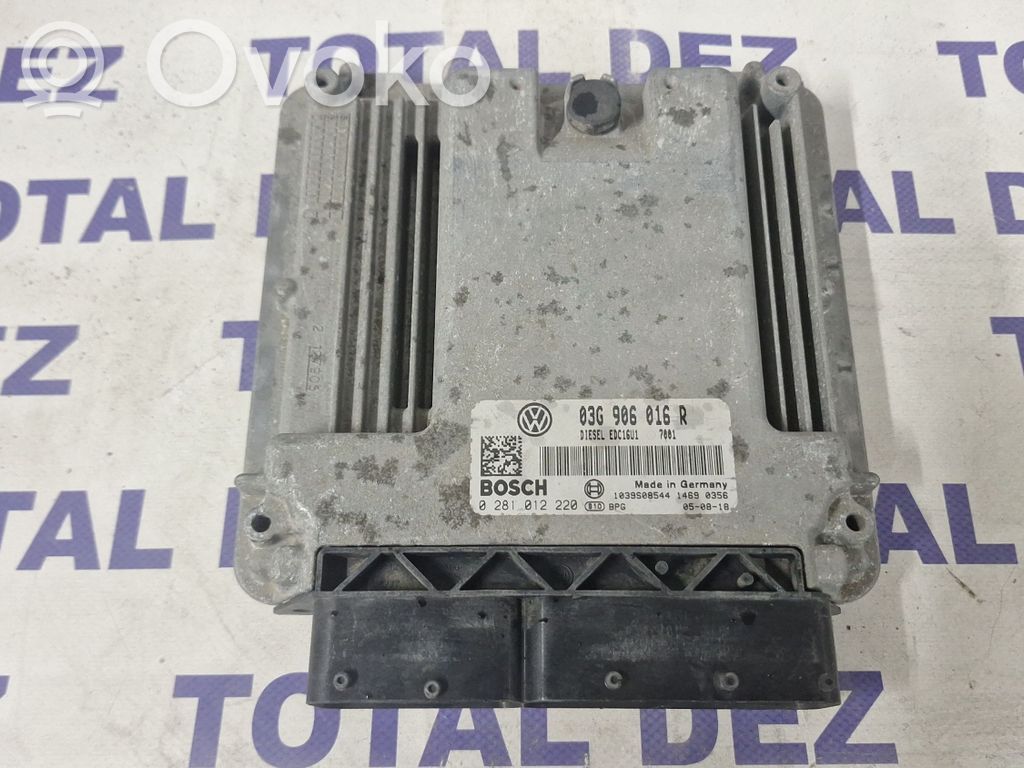 Engine control unit/module   03G906016R,0281012220,1039S08544