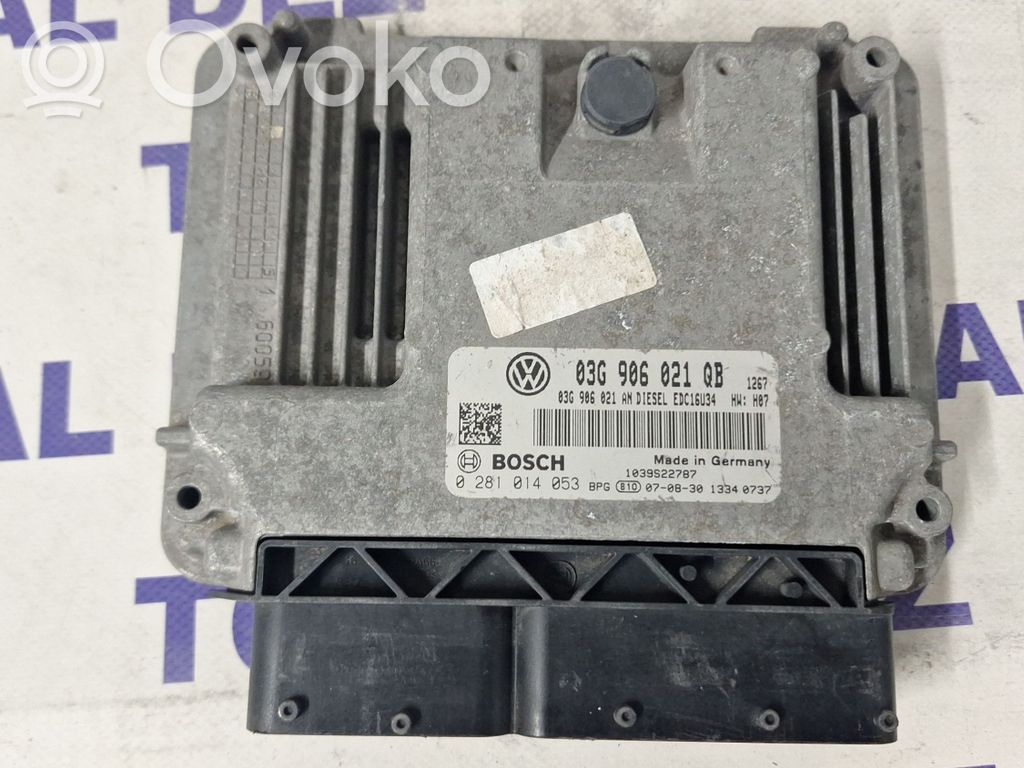 Engine control unit/module   03G906021AN,03G906021,03G906021QB,0281014053