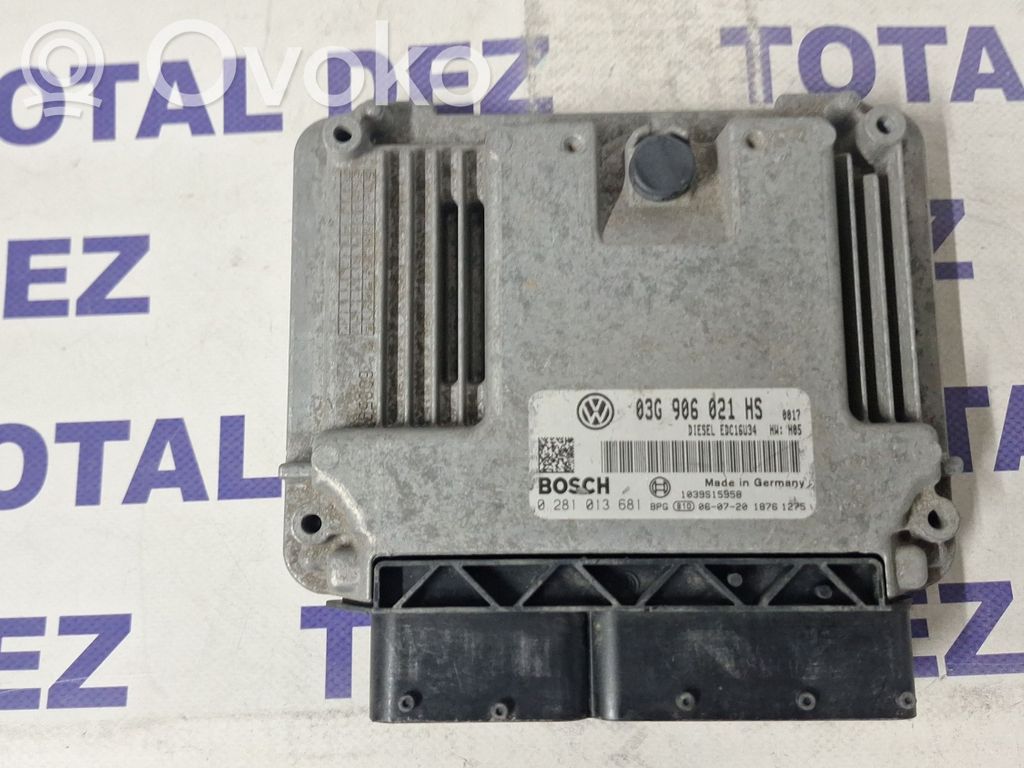 Volkswagen Caddy Engine control unit/module 