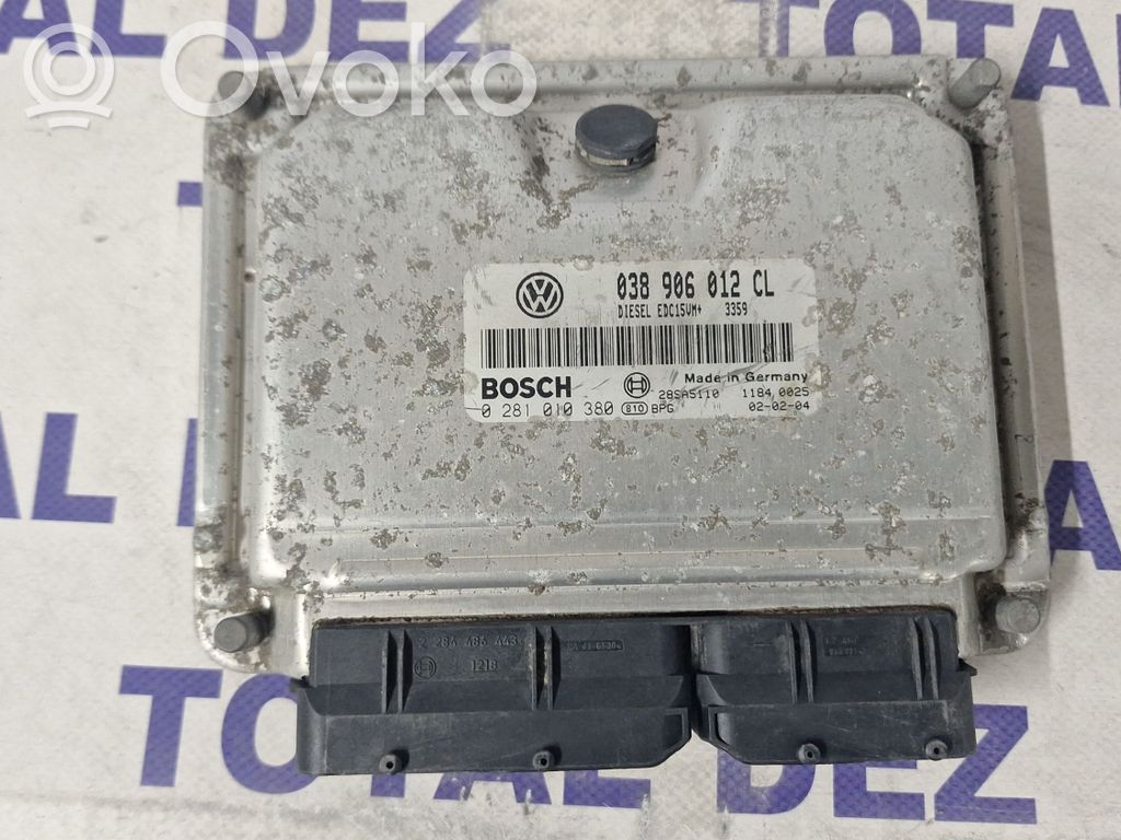 Engine control unit/module   038906012CL,0281010380