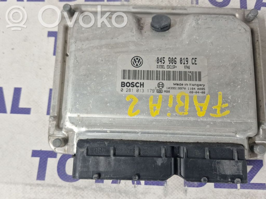 Engine control unit/module   045906019CE,0281013179,1039S19970