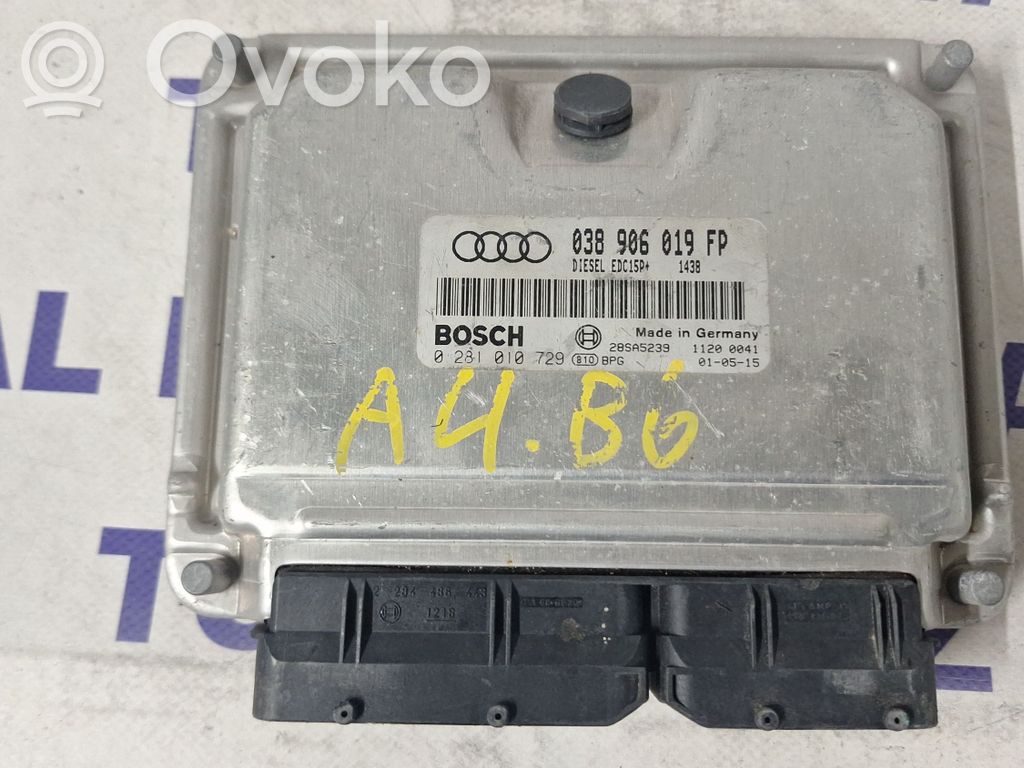 Audi A4 S4 B6 8E 8H Centralina/modulo del motore 