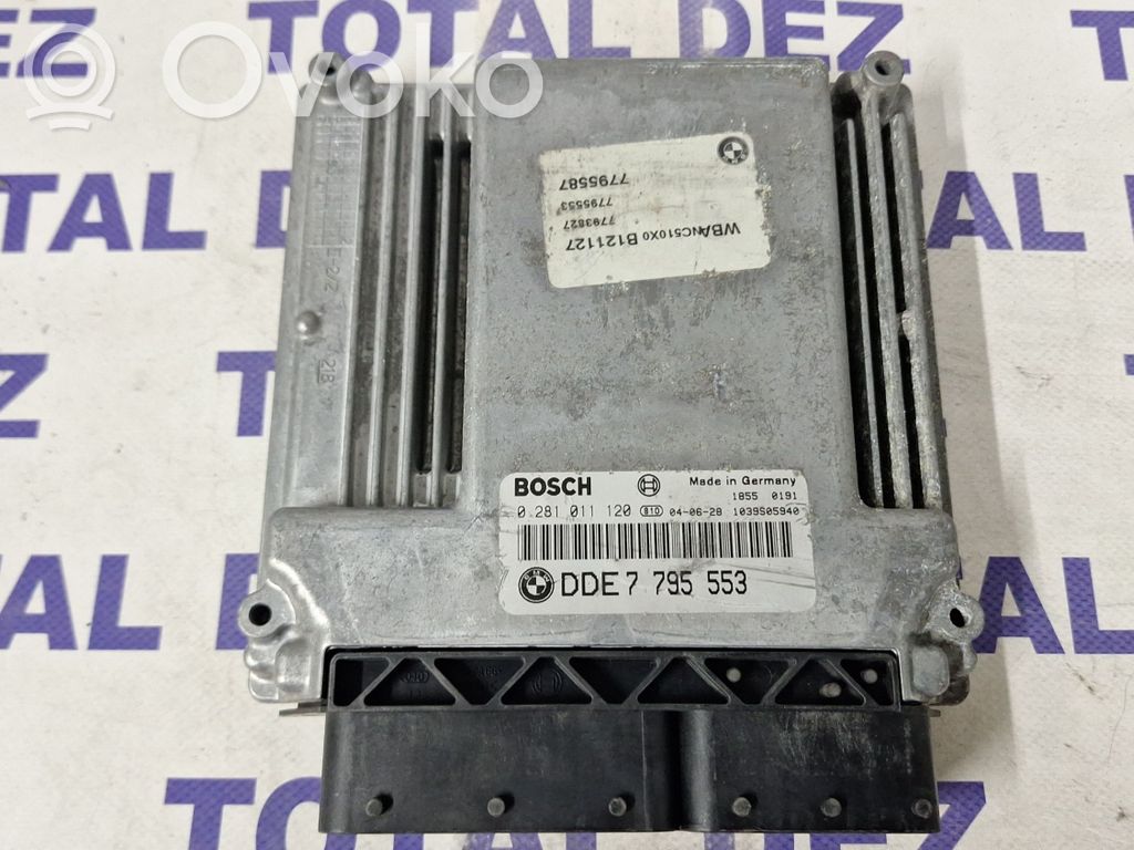 Moottorin ohjainlaite/moduuli   0281011120,7795553
