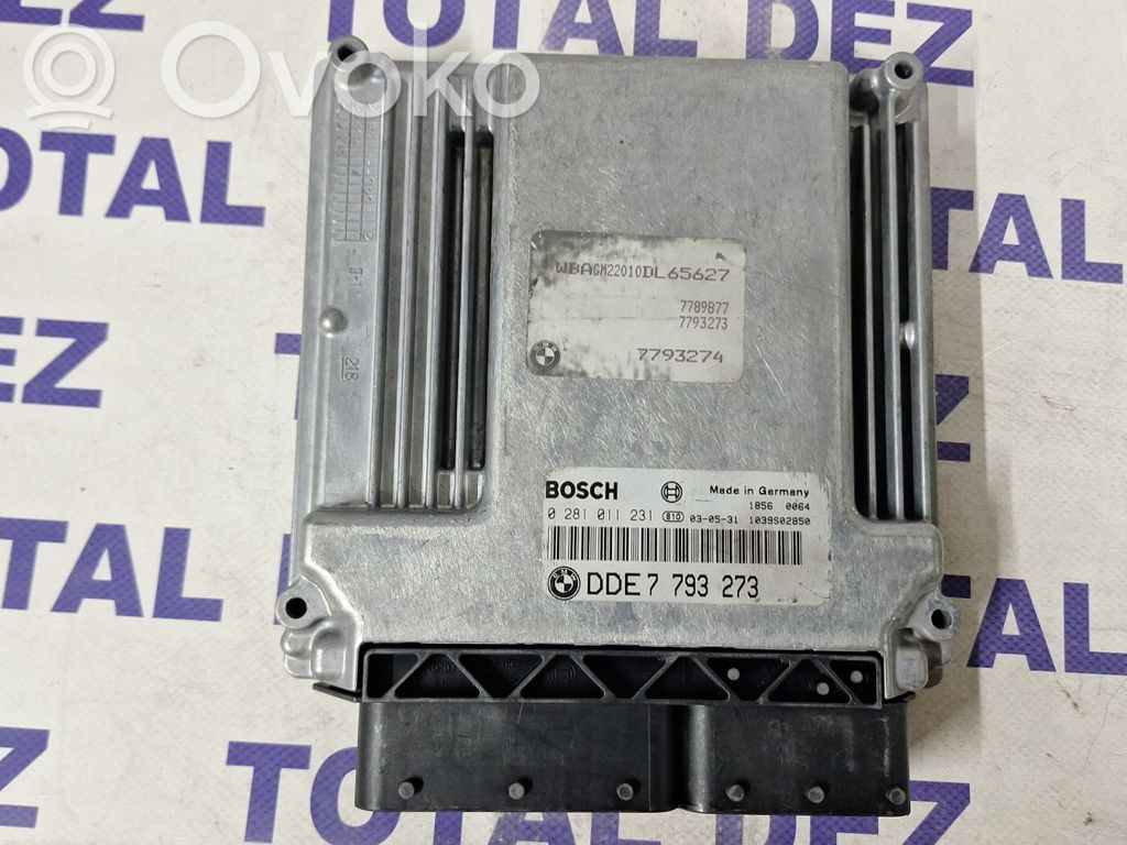 Engine control unit/module   0281011231,7793273,7793274