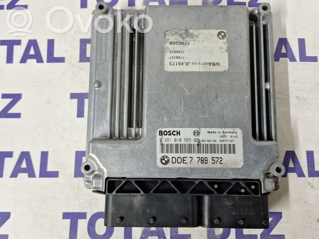 Engine control unit/module   0281010565,7789572