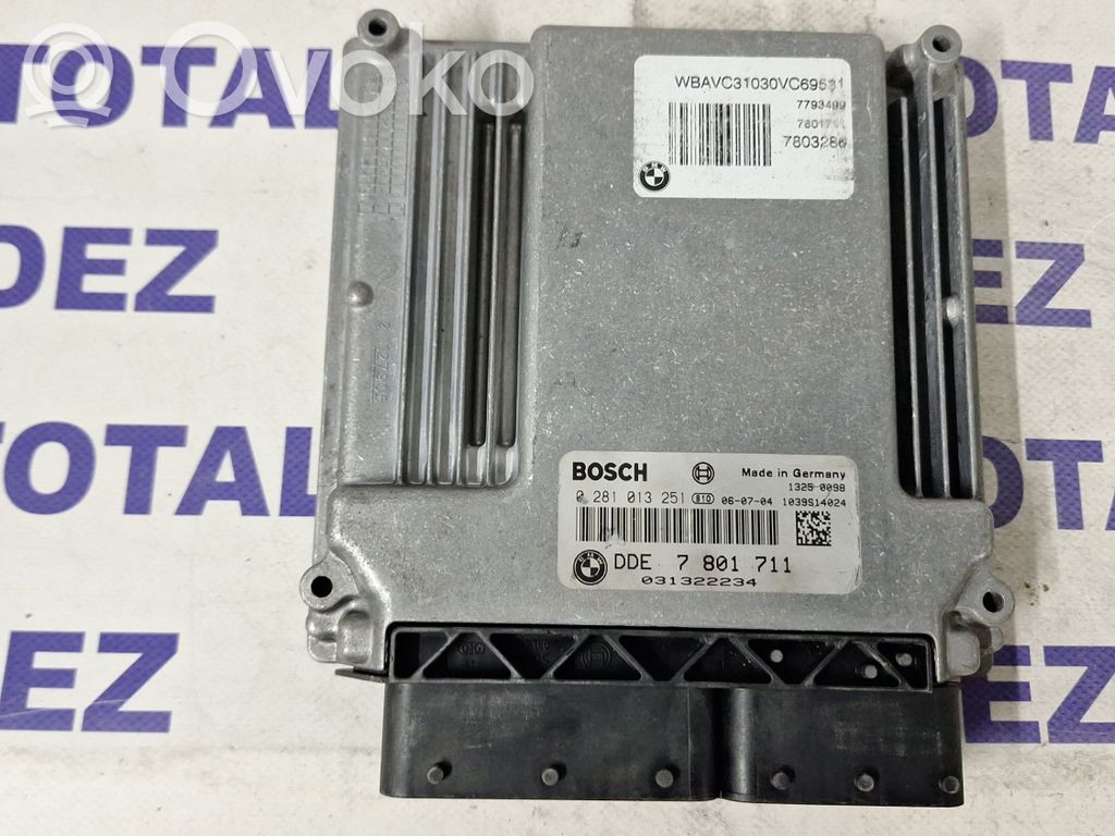 Centralina/modulo del motore   7801711,0281013251