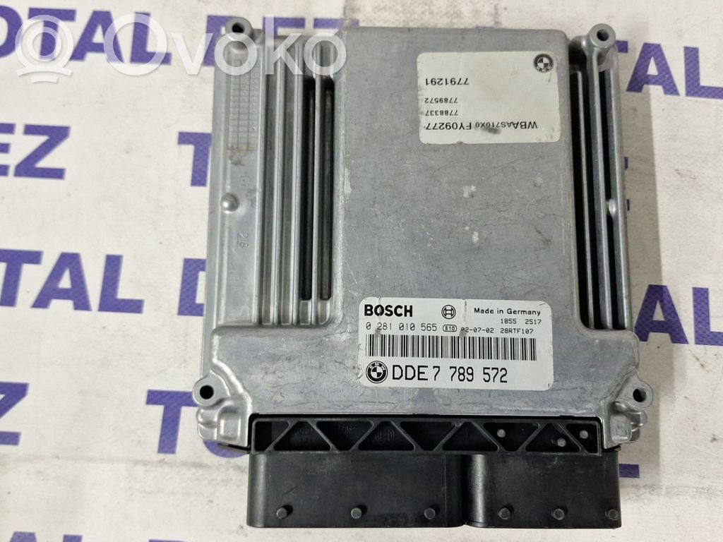 Engine control unit/module   0281010565,7789572