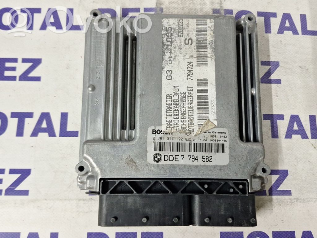 BMW 3 E46 Dzinēja vadības bloks 