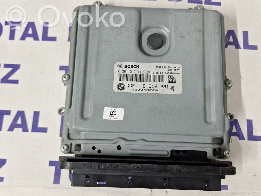 Unidad de control/módulo del motor   8512291,0281017446