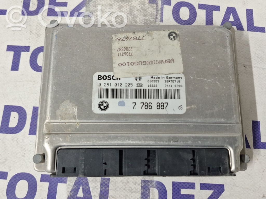 BMW 3 E46 Unitate/modul de control motor 