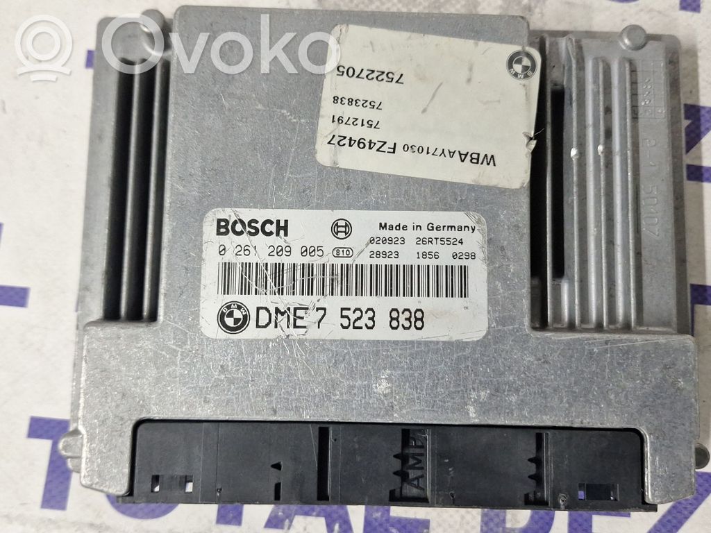 Unidad de control/módulo del motor   0261209005,7523838