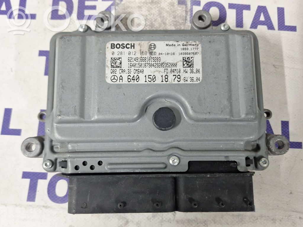 Mercedes-Benz A W169 Engine control unit/module 