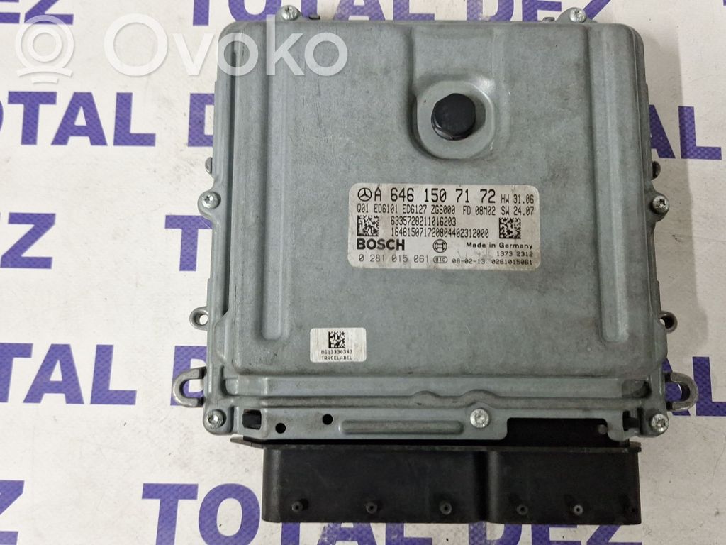 Mercedes-Benz Vito Viano W639 Unitate/modul de control motor 