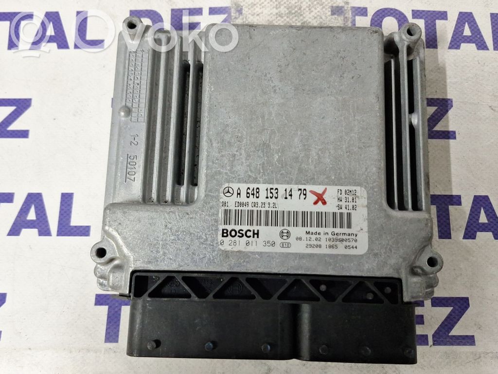 Engine control unit/module   A6481531479,0281011350