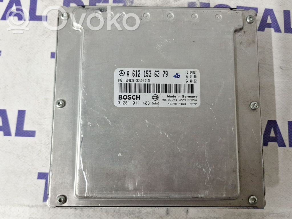 Mercedes-Benz ML W163 Sterownik / Moduł ECU 