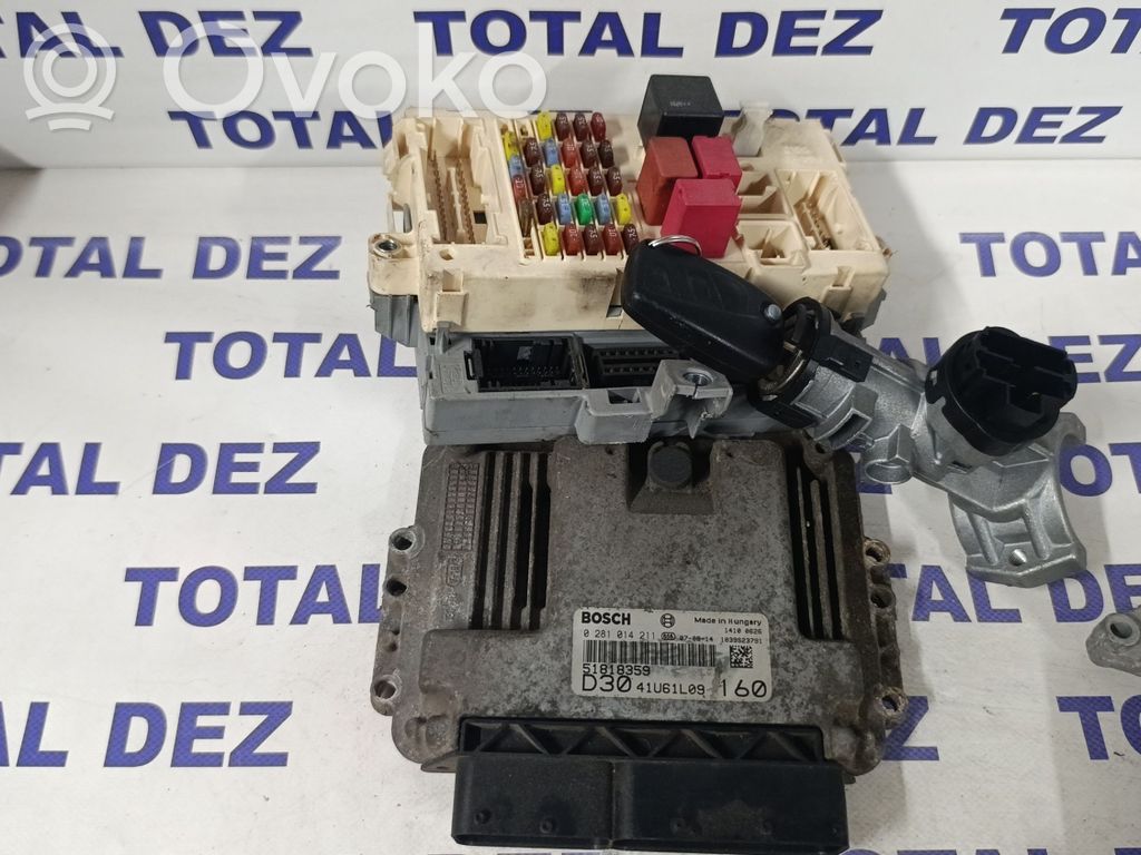 Fiat Ducato Engine ECU kit and lock set 