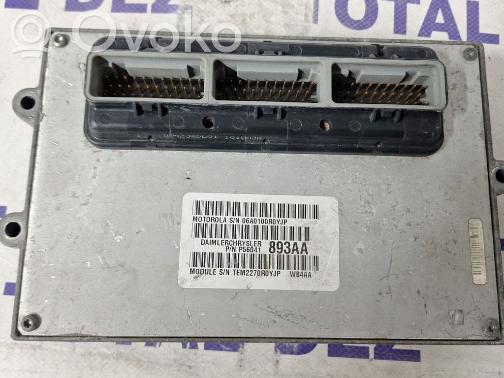 Engine control unit/module   P56041893AA,M0T0R0LA,06A0100R0YJP,TEM2270R0PJP