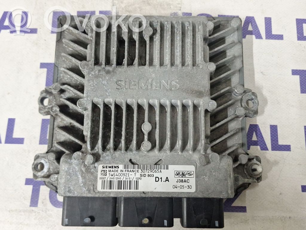 Unidad de control/módulo del motor   30729065A,5WS40092FT