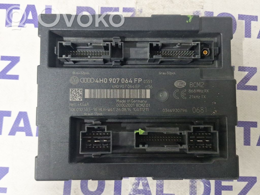 Audi A8 S8 D4 4H Module confort 