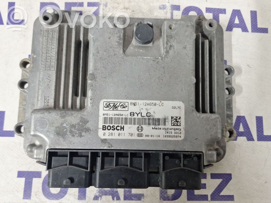 Engine control unit/module   0281011701,8M5112A650LC