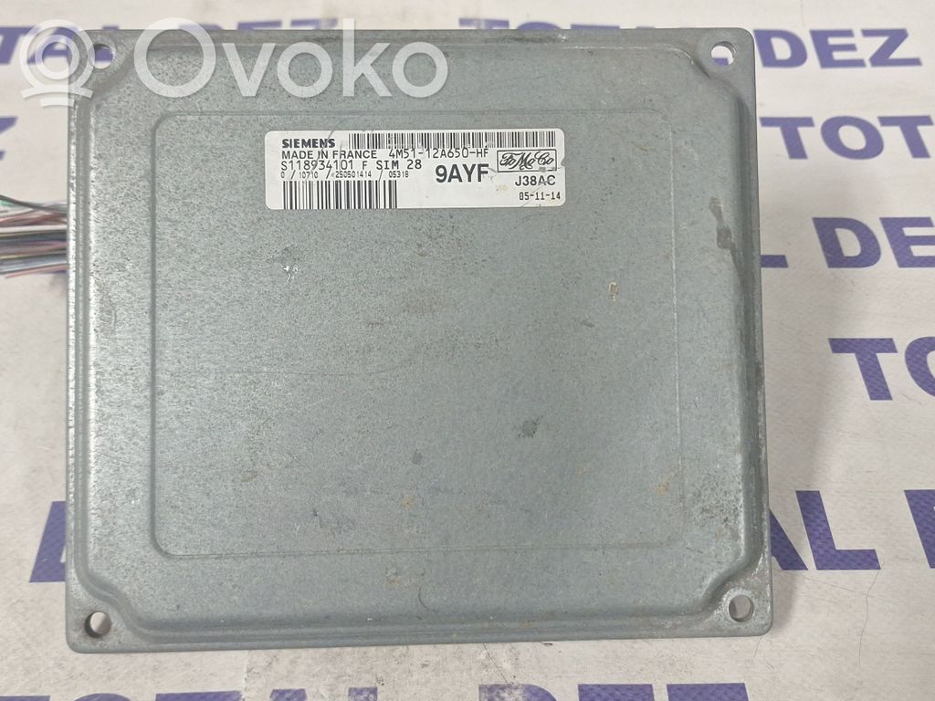 Unidad de control/módulo del motor   4M5112A650HF,S118934101F