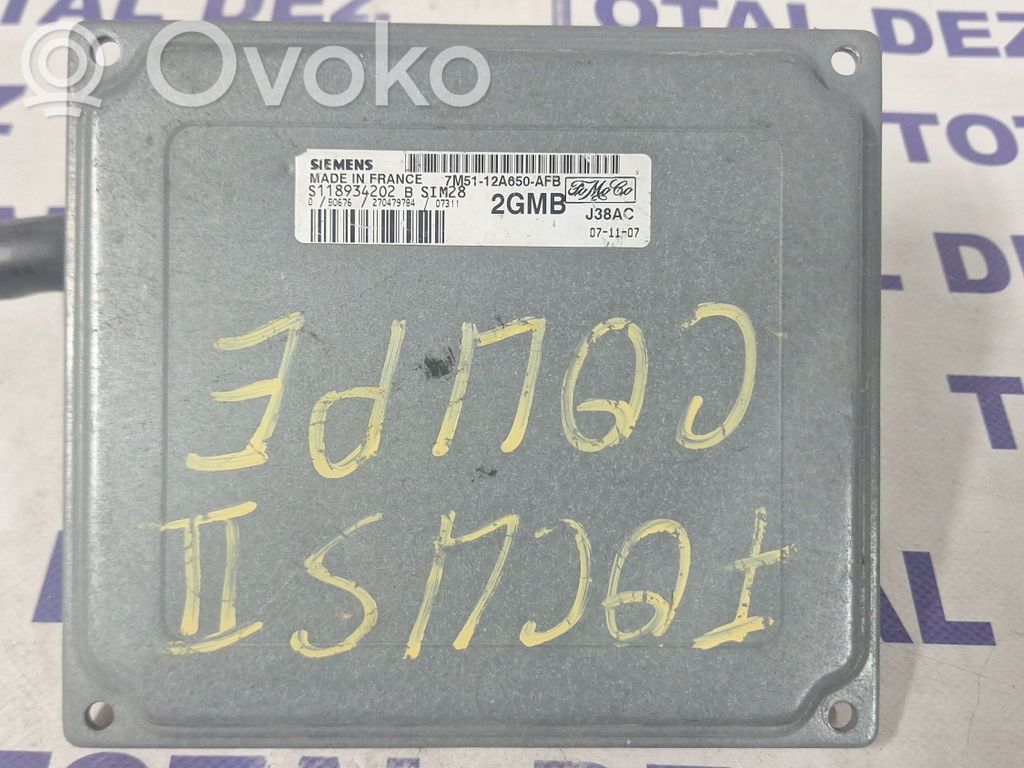 Moottorin ohjainlaite/moduuli   7M5112A650AFB,S118934202B