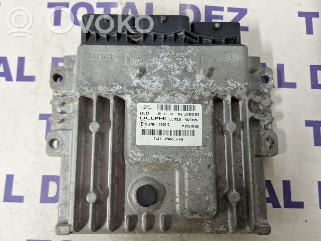 Engine control unit/module   97RI010012,AV4112A650CG,28291697,1697LA03060608