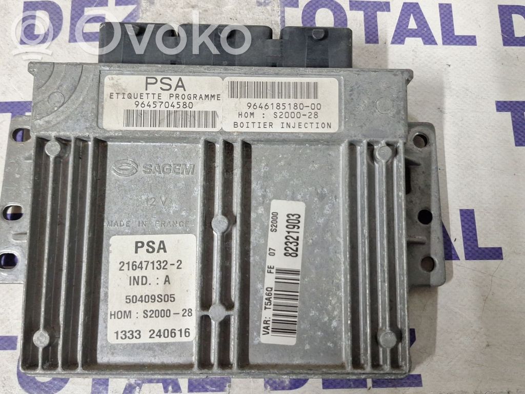 Peugeot 307 Engine control unit/module 
