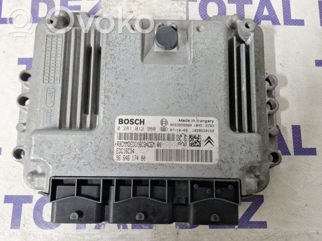 Peugeot 307 Unitate/modul de control motor 